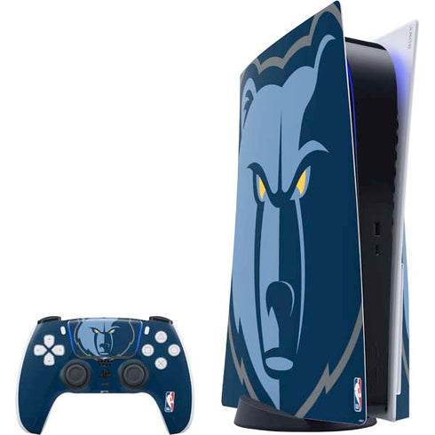 NBA Memphis Grizzlies Large Logo PS5 Bundle Skin